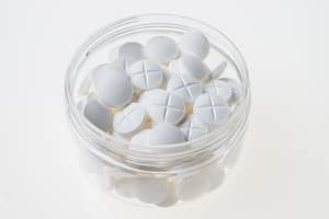 pills in jar